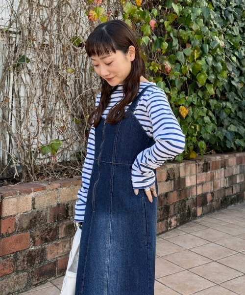 Lee × B:MING by BEAMS / デニム ジャンパー スカート B：MING by BEAMS ジャンパースカート デニム ジャンパー