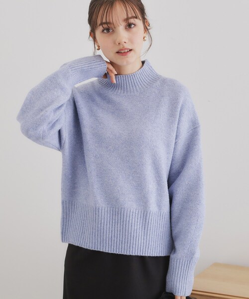 index ニット セーター 「5color/S-LLsize」ミックスカラーラメ