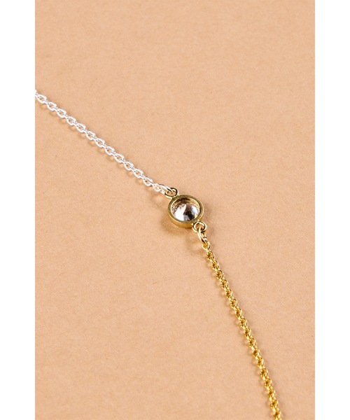 ネックレス ydotc jewelry シルバーゴールドネックレス　 レディースの画像