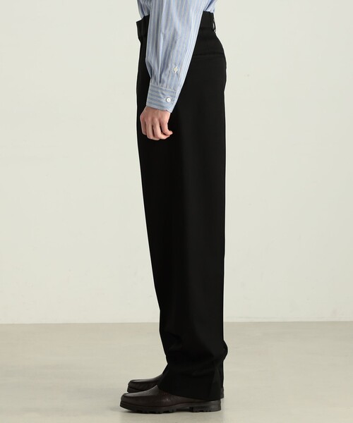 40s ウールギャバジンスラックス 黒 NEXT51｜D.F.L｜ANN DEMEULEMEESTER 00s ウールギャバジン