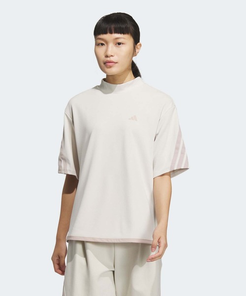 adidas ポロシャツ ポロ スリーストライプス ボックスシルエット