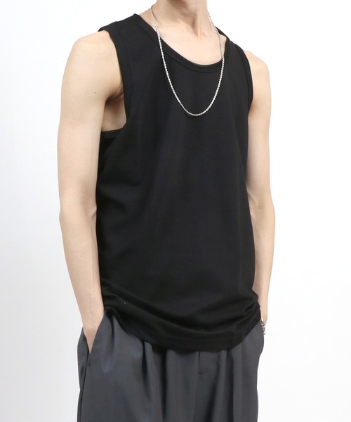 ANPAS（アンパス） タンクトップ Dry Ponte Fabric Long Tanktop