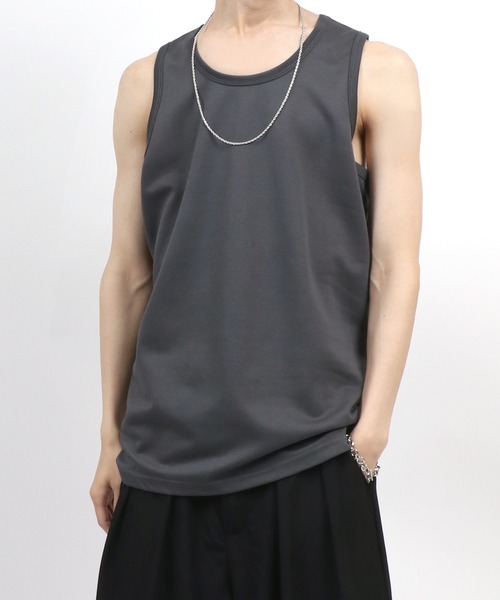 ANPAS（アンパス） タンクトップ Dry Ponte Fabric Long Tanktop