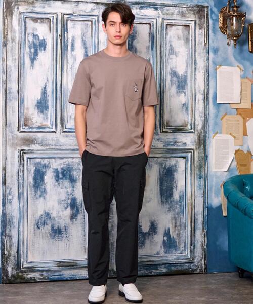 【接触冷感UVカット】BACK BREEZE TECH ラビットポケTシャツ 接触冷感/UVカット】BACK BREEZE TECH ラビットポケTシャツ