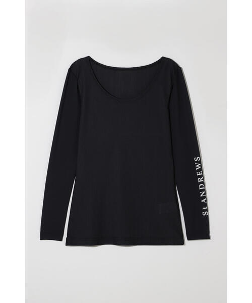 tシャツ 「St ANDREWS」ツインコットUV×SUNPROFITメッシュ長袖Uネックカットソー (WOMENS) レディース St ANDREWS tシャツ 「St ANDREWS」ツインコットUV×SUNPROFIT
