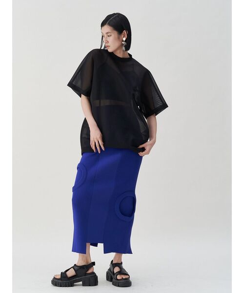tシャツ Sheer squid tops　　シアースクイッドトップス レディース SHEER TIGHT TOPS/シアータイトトップス（Tシャツ/カットソー