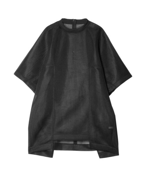 UN3D. tシャツ SHEER COCOON TOPS / シアーコクーントップス