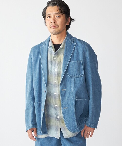 【新品　未使用】サウスウィック　SHIPS テーラード　ジャケット セール】Southwick Gate Label: ウール ネイビー ブレザー