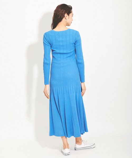 「The Virgnia」 長袖ワンピース FREE ブラウン レディース_画像3