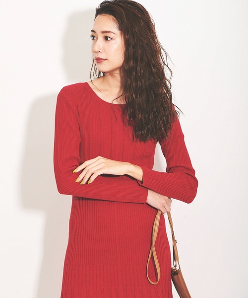 「The Virgnia」 長袖ワンピース FREE ブラウン レディース_画像8