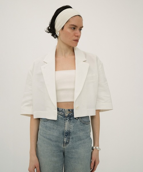 CLANE DAD CROPPED TAILORED JACKETジャケット CLANE（クラネ） ジャケット テーラードジャケット DAD CROPPED