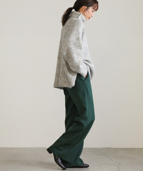 「select MOCA」 タートルネックニット FREE ブラウン レディース_画像8