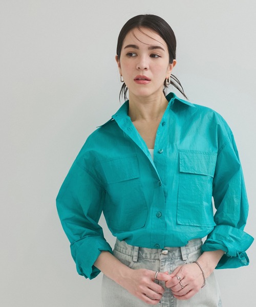 yori  コットンオーガンジーブラウス ànuke online store（アンヌーク） / 2way Cottonorgandy Blouse2way