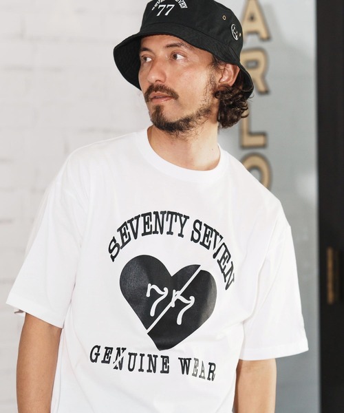 seventy seven tシャツ mt9665-middle onz over size S-S t-shirts