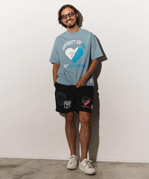 seventy seven tシャツ mt9665-middle onz over size S-S t-shirts