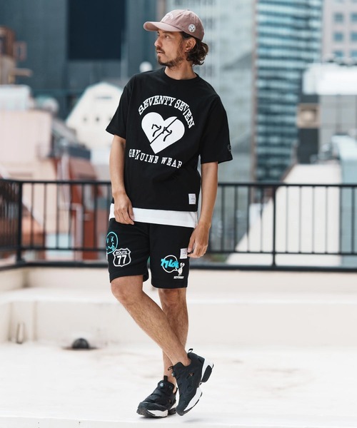 seventy seven tシャツ mt9665-middle onz over size S-S t-shirts
