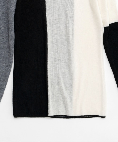 MAISON SPECIAL（メゾンスペシャル） 長袖ニット FREE ブラック