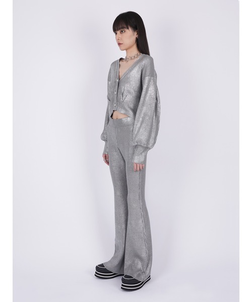 「PAMEO POSE」 イージーパンツ FREE ブラック レディース_画像3