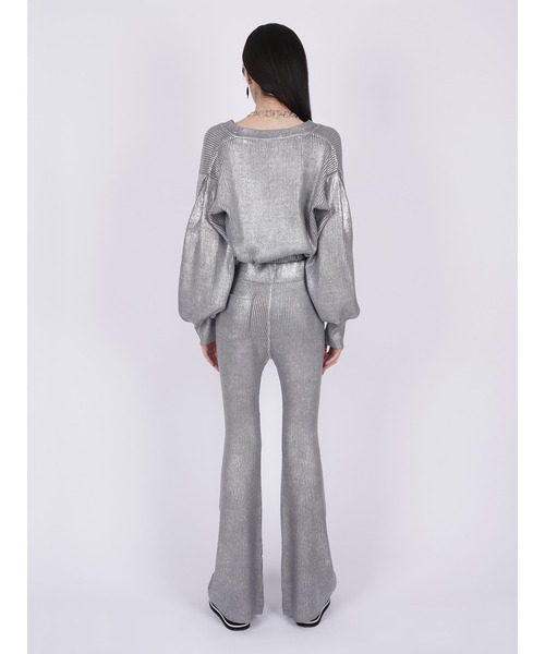 「PAMEO POSE」 イージーパンツ FREE ブラック レディース_画像4