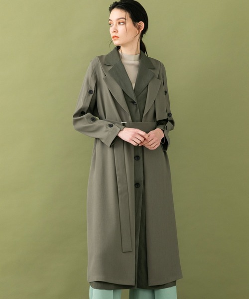 ユナイテッドトウキョウ トレンチコート 2 グリーン ヨーク ロング アウター ユナイテッドトウキョウ トレンチコート 2 グリーン ヨーク ロング