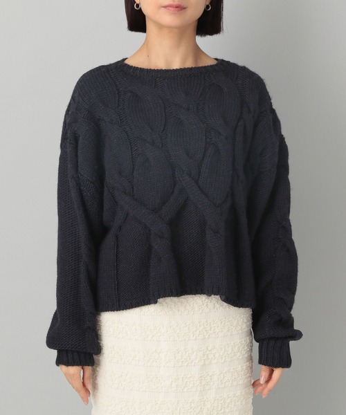 「A part by」 長袖ニット FREE アイボリー レディース_画像8