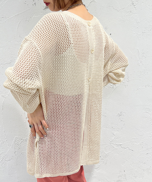 「apres jour mignon」 ニットカーディガン X-LARGE ピンク レディース_画像5