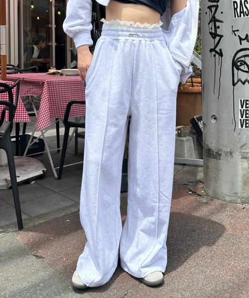 Ray Cassin（レイカズン） ワイドパンツ スウェットパンツ ジャージ