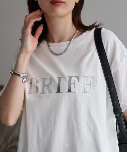 sakishimatokyo tシャツ 「選べるデザイン」部分刺繍ロゴTシャツ/箔