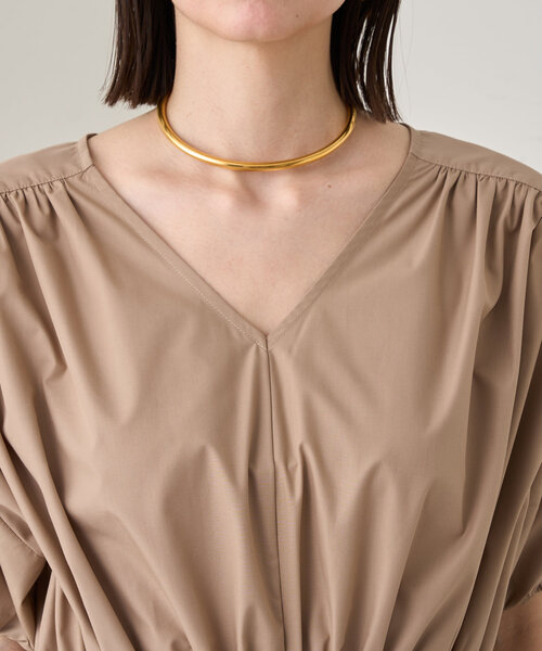 Loungedress ワンピース Vギャザーワンピース : ZOZOTOWN Yahoo