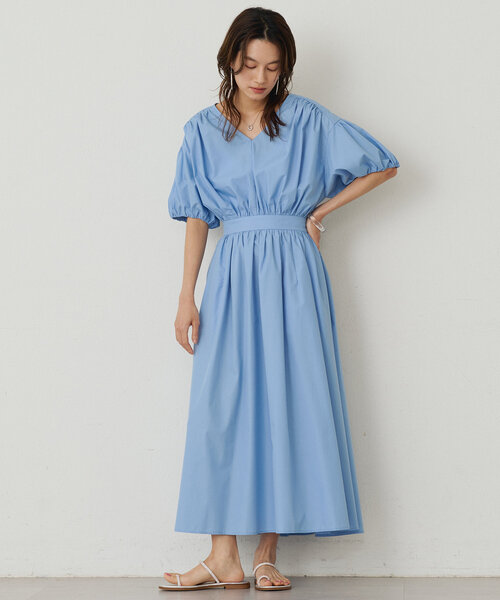 Loungedress ワンピース Vギャザーワンピース : ZOZOTOWN Yahoo