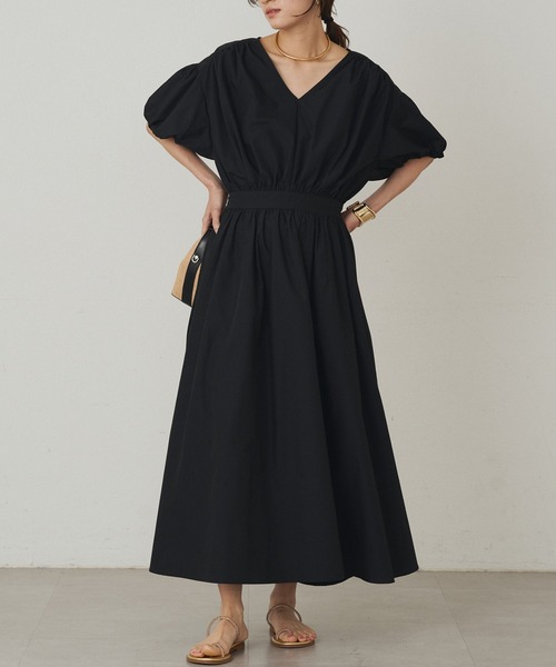 ☆可愛い☆【SANDRO】ショートギャザーワンピース 関税/送税込み Loungedress ワンピース Vギャザーワンピース : ZOZOTOWN Yahoo