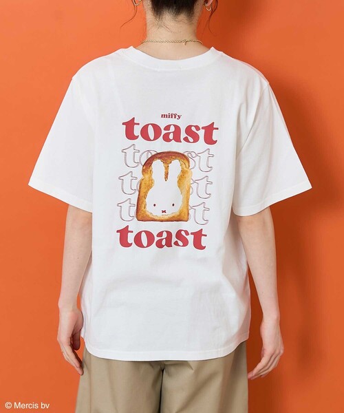 FREAK'S STORE tシャツ miffy/ミッフィー miffy トースト