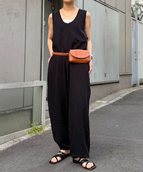 【新品】willow　サロペット　オーバーオール　ゆったり　白　プリント WILLOW サロペット オーバーオール 「新色登場」「WILLOW