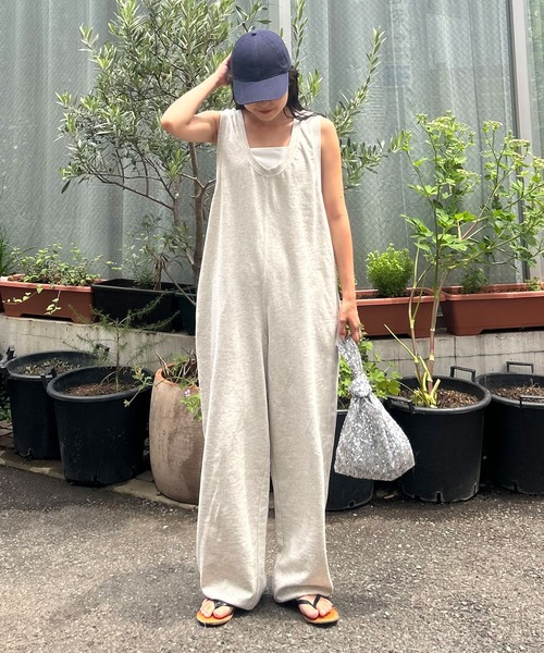 WILLOW サロペット オーバーオール 「willow」「新色追加」スラブ裏毛