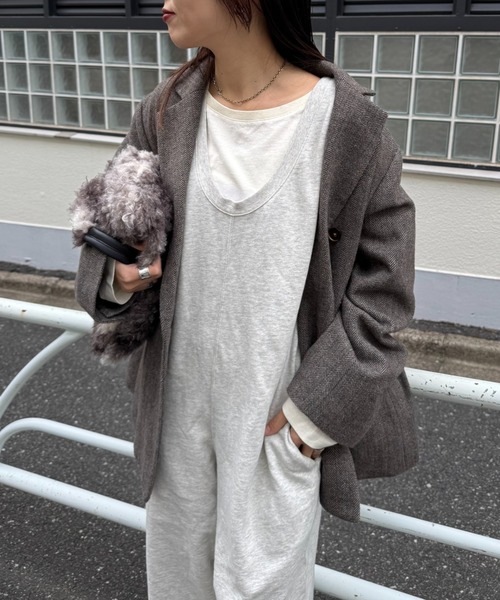WILLOW サロペット オーバーオール 「willow」「新色追加」スラブ裏毛