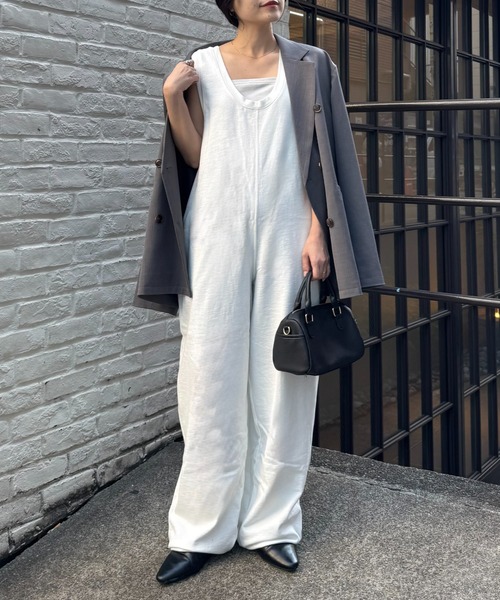 WILLOW サロペット オーバーオール 「willow」「新色追加」スラブ裏毛