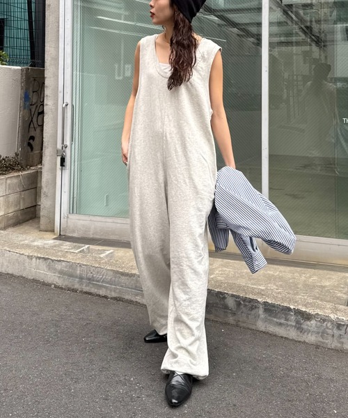 WILLOW サロペット オーバーオール 「willow」「新色追加」スラブ裏毛