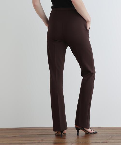 【美品】lephil ルフィル ミニマムストレッチポンチパンツ ダークブラウン LE PHIL（ル フィル） パンツ ミニマムストレッチポンチパンツ