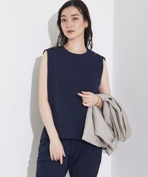 qualite（カリテ） タンクトップ ノースリーブ コクーンノースリーブ
