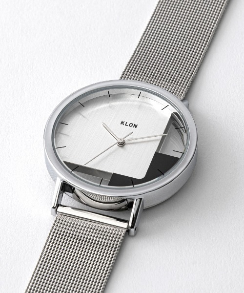 腕時計　時計　クローン KLON 腕時計 SLIM SOLAR STYLE -SILVER MESH- 38mm Series