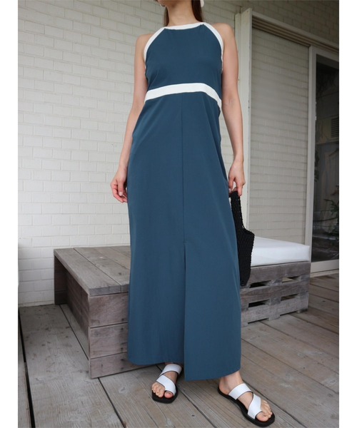 TRUNC 88 ワンピース Waterlike Piping Dress : ZOZOTOWN Yahoo