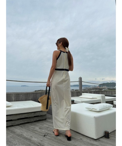 TRUNC 88 ワンピース Waterlike Piping Dress : ZOZOTOWN Yahoo