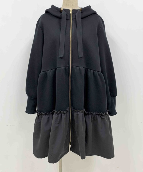 PICCIN 「PICCIN」 ジップアップパーカー M ブラック レディース