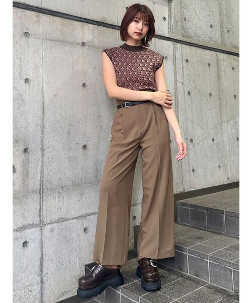 MURUA タンクトップ ノースリーブ 「セットアップ対応」ジオ