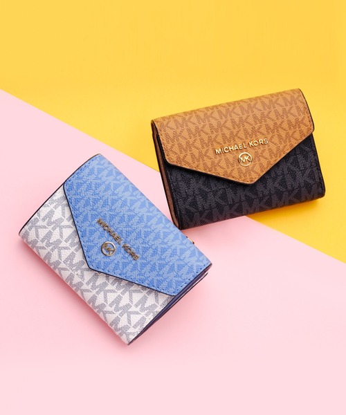 新品未使用 MICHAELKORS 財布 新品 MICHEAL KORS マイケルコース 定価41 800円 二つ折り 財布