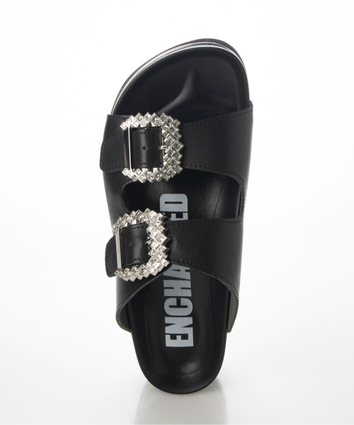 「enchanted」 フラットサンダル M ブラウン レディース_画像4