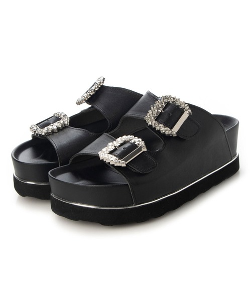 「enchanted」 フラットサンダル M ブラウン レディース_画像6