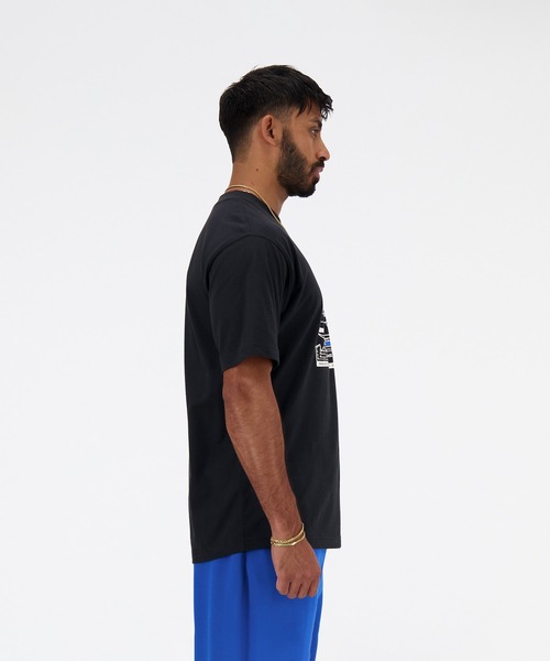「New Balance」 半袖Tシャツ SMALL オフホワイト メンズ