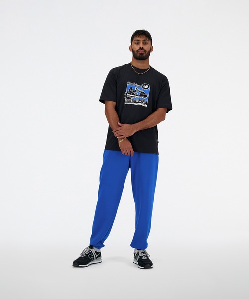 「New Balance」 半袖Tシャツ SMALL オフホワイト メンズ