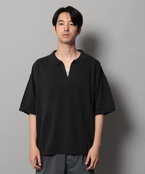 BAYFLOW（ベイフロー） tシャツ 「1枚でサマになる」スキッパー半袖